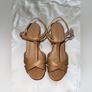 Sun + Stone Women's Brown Strappy Sandals